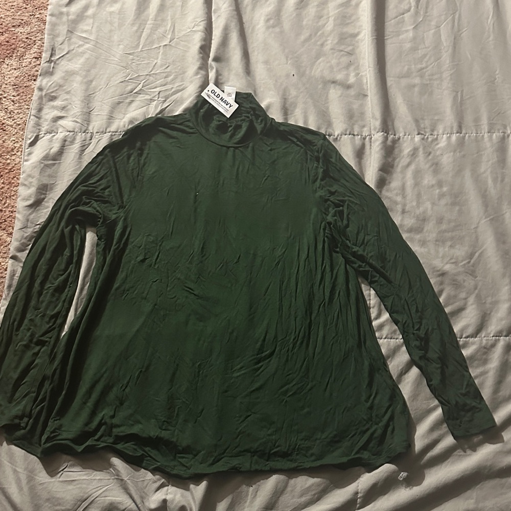 Old Navy Forest Green Long Sleeve Shirt
